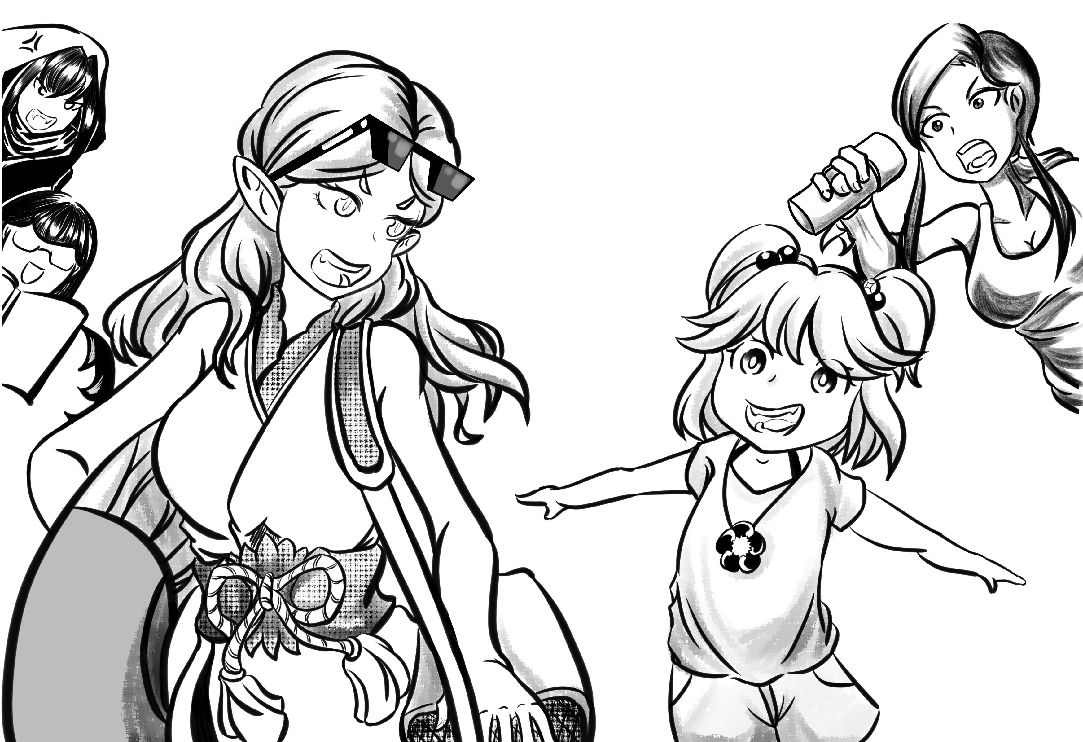 炎热的盛夏 与雪女一起欢度吧 漫画推荐 融化吧 小霙 北方拓芙 旅法师营地