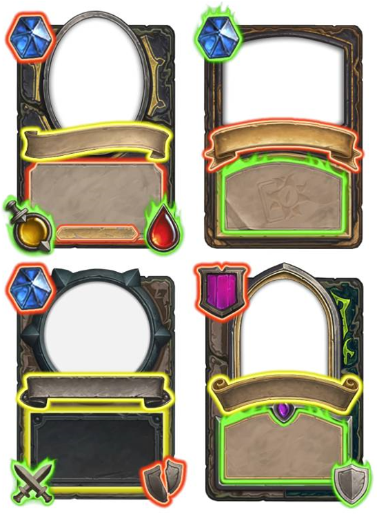 diy | 卡牌ps模板 含全部对战及佣兵卡牌-就这水平的thsd-旅法师营地