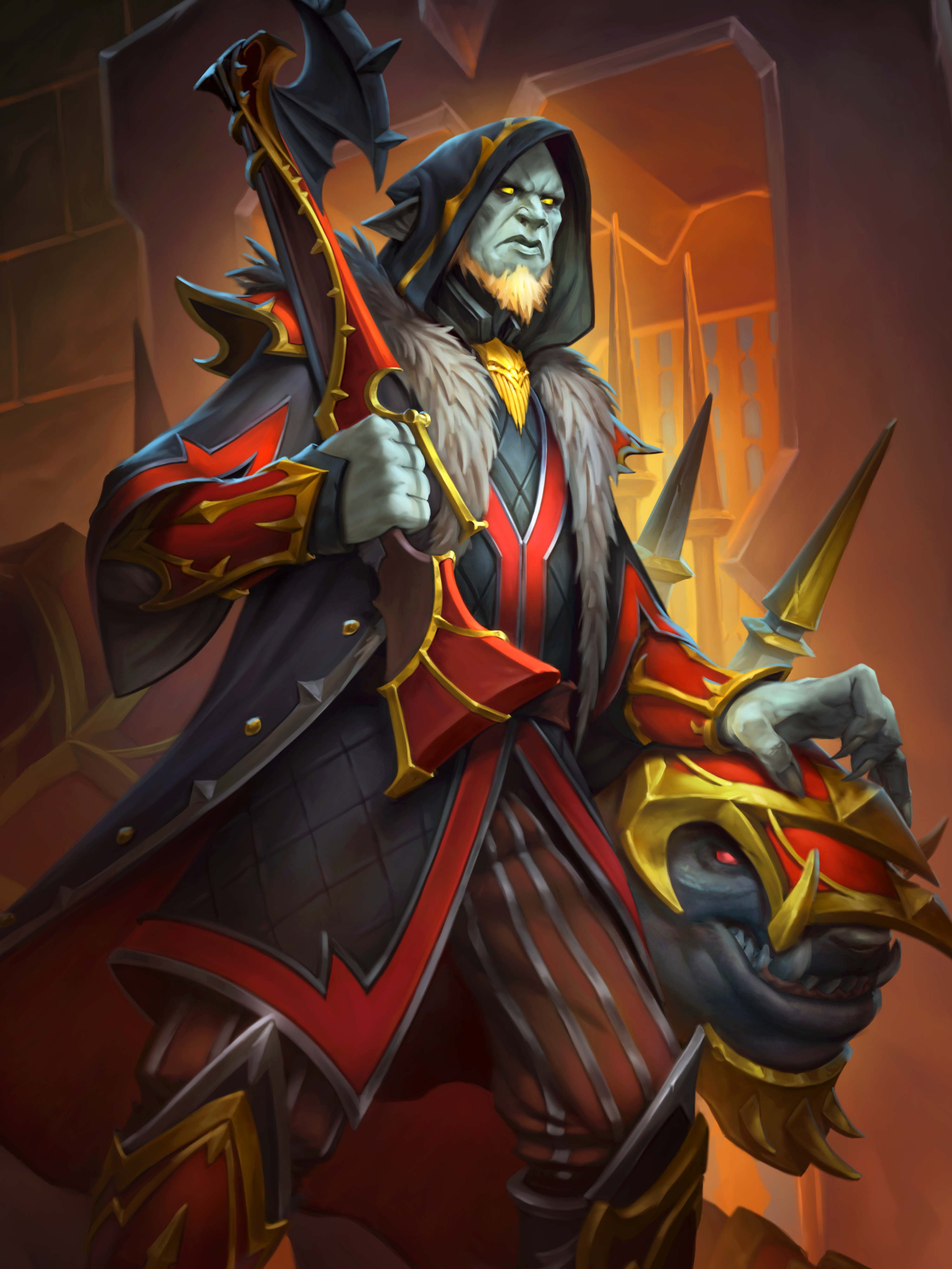 纳斯利亚堡mcn原画合集-光铸军团shua1pro-旅法师营地