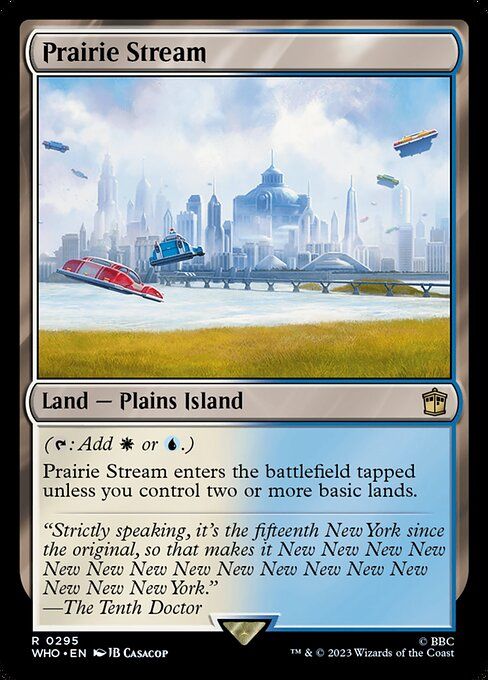 Prairie Stream (Doctor Who #295)