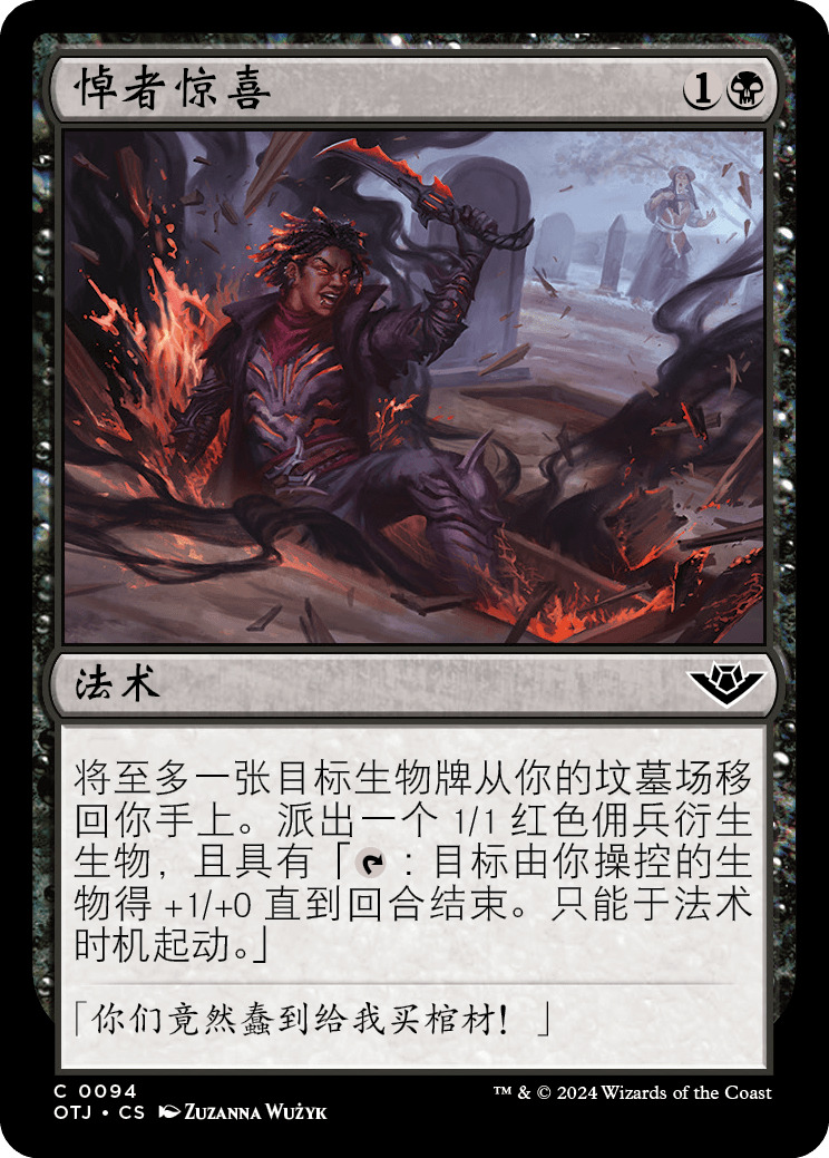 悼者惊喜