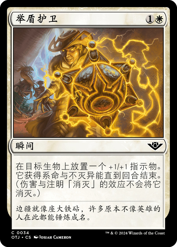 举盾护卫
