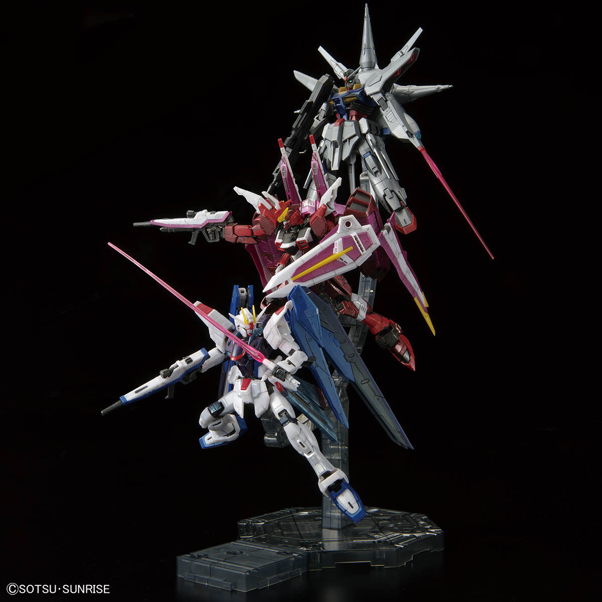 万代 特别限定 RG+HG<机动战士高达SEED>20周年纪念MS套装[金属色]-旅