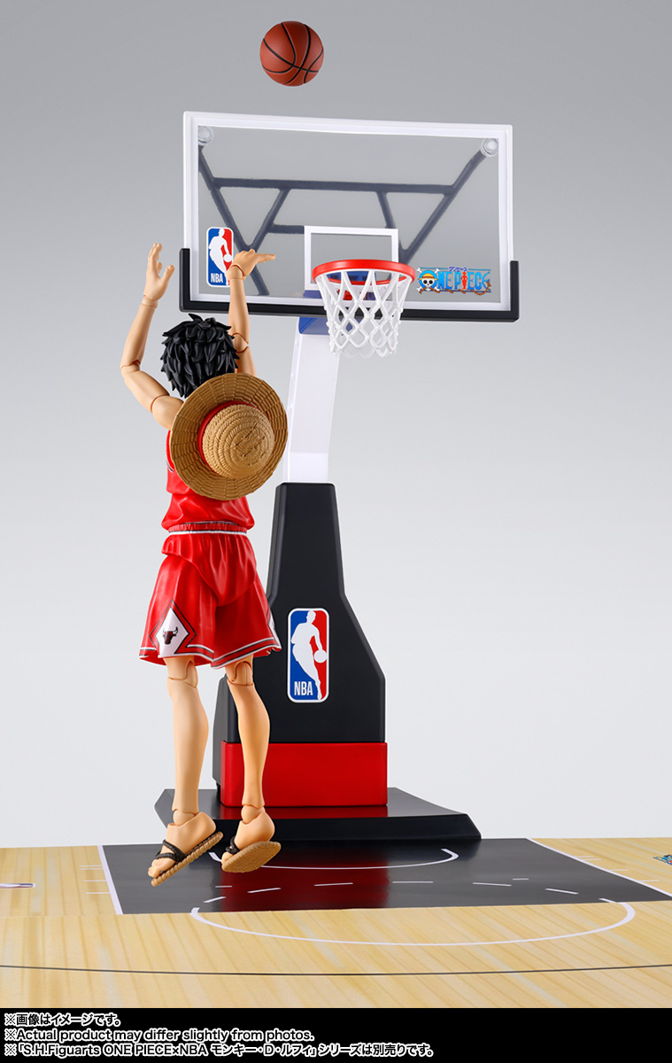 NBA フィギュア　10体セット 万代 SHF 航海王 X NBA 篮球架套装-旅法师营地
