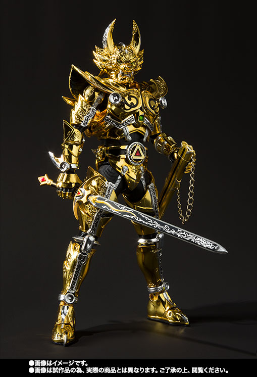 金色牙狼 万代 PB限定 SHF 真骨雕 黄金骑士牙狼（冴岛钢牙）-旅法师营地