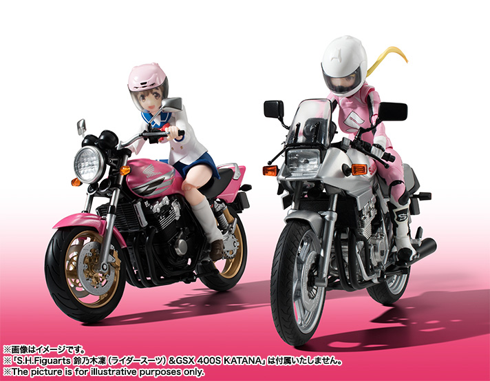 万代 PB限定 SHF 佐仓羽音（制服）＆CB400 SUPER FOUR-旅法师营地