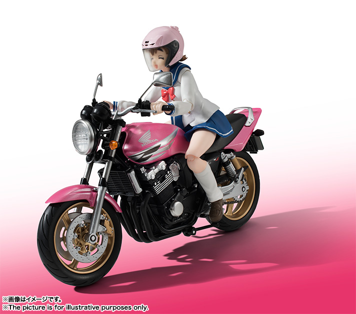 新品未使用 ばくおん!! 佐倉羽音 HONDA CB400 SUPER FOUR 万代 PB限定 SHF 佐仓羽音（制服）＆CB400 SUPER FOUR-旅法师营地