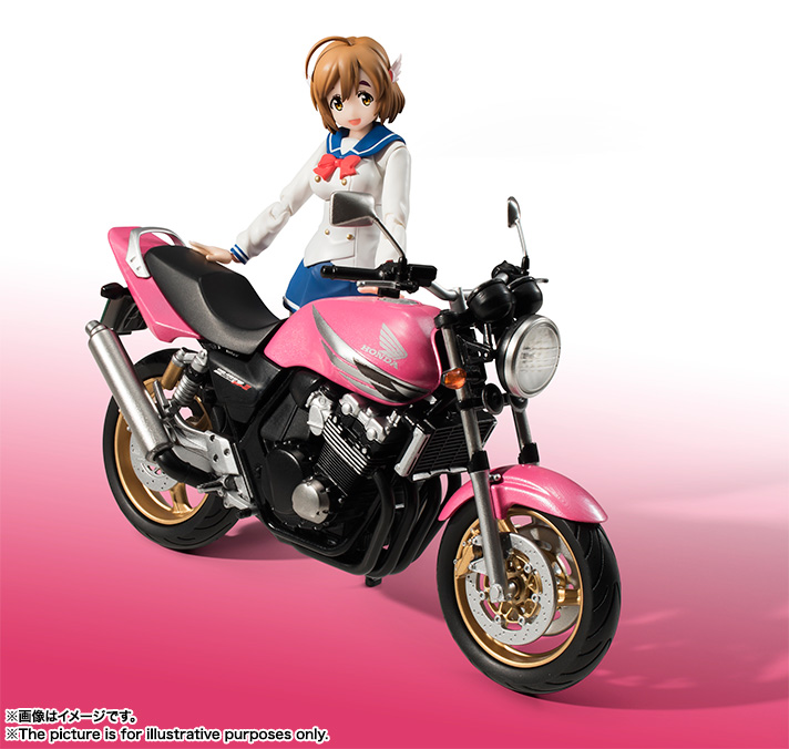 万代 PB限定 SHF 佐仓羽音（制服）＆CB400 SUPER FOUR-旅法师营地