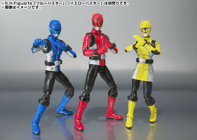 s.h.figuarts特命戦隊ゴーバスターズ　レッドブルーイエローゴリサキチダ 万代 SHF 红色捍卫者-旅法师营地